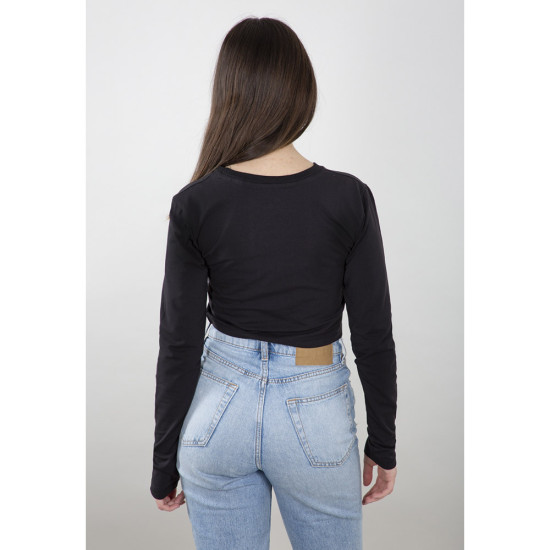 Alpha Industries Γυναικεία μακρυμάνικη μπλούζα Basic Cropped Longsleeve